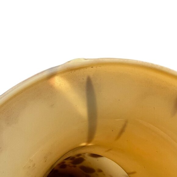 Tall Italian Art‎ Glass Vase Tortoise Shell Colorway - Picture 5 of 7